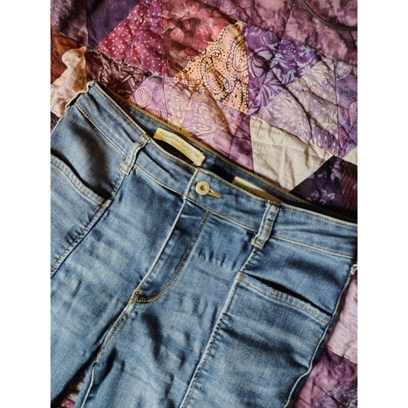 Anthropologie Pilcro and the Letterpress Denim Leggings Womens 29x27 Blue - Picture 4 of 10